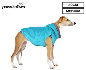 Paws & Claws 50cm Colorado Hoodie Pet Jacket - Blue