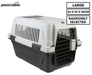 Paws & Claws 63x41cm Deluxe Pet Travel Carrier - Randomly Selected