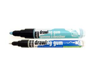 Pebeo Drawing Gum Pen - Twin Set - 4mm & 0.7mm