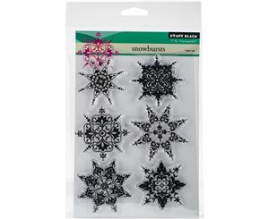 Penny Black Clear Stamps 5&quotX7"-Snowbursts