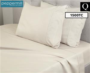 Peppermill by Phase 2 1500TC Queen Bed Sheet Set - Ivory