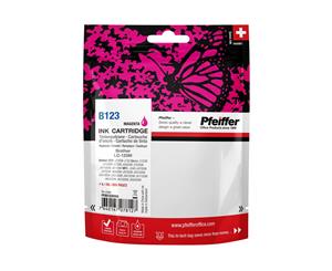 Pfeiffer Ink Cartridge Compatible With Brother Lc-123ma Magenta