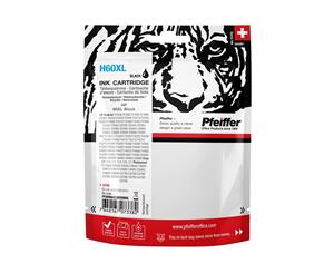 Pfeiffer Ink Cartridge Compatible With Hp 60xl Black (Reman)