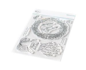 Pinkfresh Studio Clear Stamp Set 4 inchX6 inch - Seasons Greetings