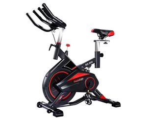 PowerTrain RX-900 Exercise Spin Bike Cardio Cycle - Red