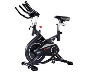 PowerTrain RX-900 Exercise Spin Bike Cardio Cycle - Silver