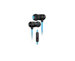 ROCCAT Aluma In-Ear Premium Performance Gaming Headset with Built-In Microphone Black/Blue (ROC-14-