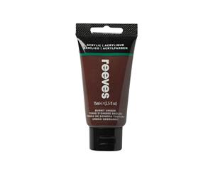 Reeves - Acrylic Paint 75ml - Burnt Umber