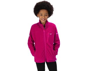 Regatta Boys Marlin VI Adjustable Walking Fleece Jacket - Dark Cerise