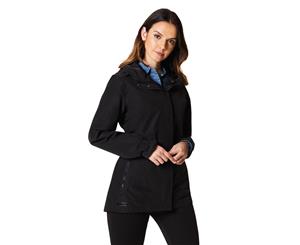 Regatta Womens/Ladies Bidelia Breathable Poly Waterproof Coat Jacket - Black