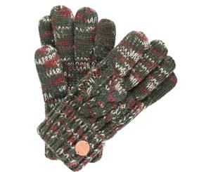 Regatta Womens/Ladies Frosty II Acrylic Winter Warm Walking Gloves - Dark Khaki