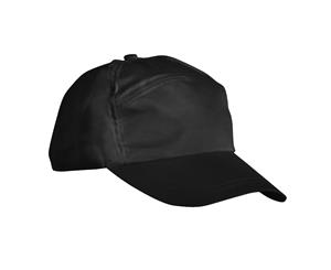 Result Unisex Plain Baseball Cap (Black) - BC955