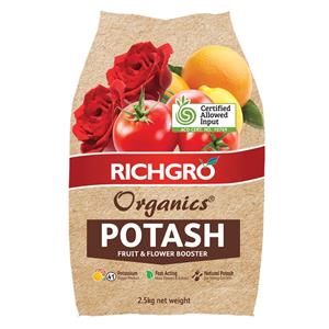 Richgro 2.5kg Organics Potash Fruit And Flower Booster