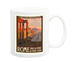 Rome Par La Voie Du Mont Genis Travel Poster Mug - 11 Fluid Oz