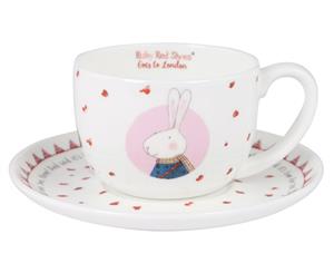 Ruby Red Shoes London Time for Tea Cup and Saucer