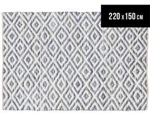 Rug Culture 220x150cm Modern Spirit NU4 Rug - Blue/White