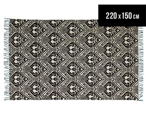 Rug Culture 220x150cm Zulu Modern Rug - Black