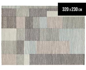 Rug Culture 320x230cm Studio Hand Woven Wool Reversible Rug - Multi