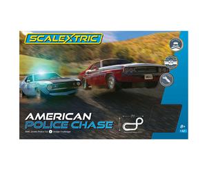 SCALEXTRIC American Police Chase Slot Car Set - 35-C1405