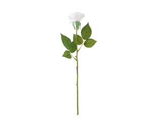 SOGA 5pcs Artificial Silk Flower Fake Rose Bouquet Table Decor White