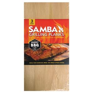 Samba Cedar Grilling Plank - 3 Pack