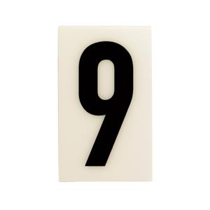 Sandleford 60 x 35mm 9 White Self Adhesive Numeral