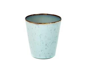 Serax Terres de Reves Collection Stoneware Conical Goblet Light Blue/Smokey Blue