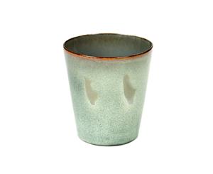 Serax Terres de Reves Collection Stoneware Conical Goblet Medium Misty Grey