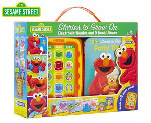 Sesame Street Me Reader Jr. Electronic Reader & 8-Book Library Boxset