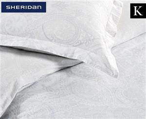 Sheridan Bevan King Bed Sheet Set - Ice Blue