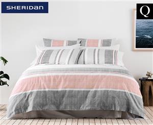 Sheridan Blaxlands Queen Bed Quilt Cover Set - Pink Dusk