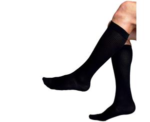 Silky Mens Health Compression Sock (1 Pair) (Black) - LW426