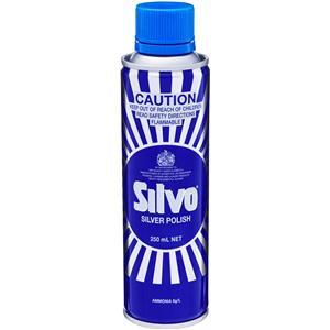 Silvo 250ml Metalware Polish Cleaner