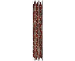 Sizzix Sizzlits Decorative Strip Die By Tim Holtz-Brick Wall 12.625&quotX2.375"