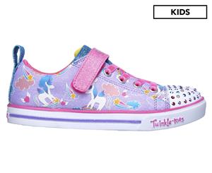 Skechers Girls' Twinkle Toes Sparkle Lite Sneakers - Sparkle Friends