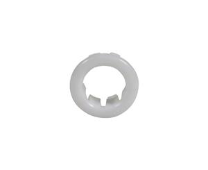 Small White Rosette Rose Collar for Bathroom Sink Basin Overflow 25mm Diameter