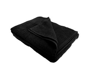 Sols Island 100 Bath Sheet / Towel (100 X 150Cm) (Black) - PC366