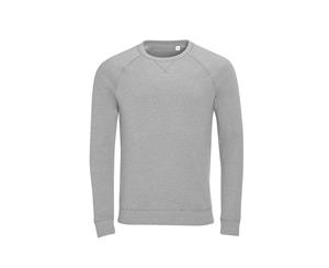 Sols Mens Studio French Terry Raglan Sweatshirt (Ash) - PC2598