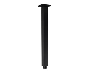 Square Black Ceiling Shower Arm 300mm