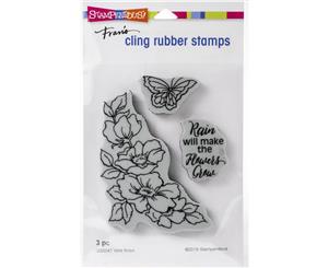 Stampendous Cling Stamp - Wild Rose