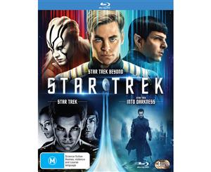 Star Trek / Star Trek Into Darkness / Star Trek Beyond Box Set Blu-ray Region B