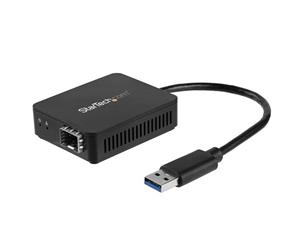 StarTech USB 3.0 to Fiber Optic Converter - Open SFP - 1000BASE-SX/LX