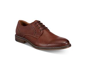 Steve Madden Mens Yessin Lace-up Oxfords Men's Shoes Leather Lace Up Dress Ox...