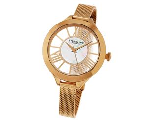 Stuhrling Original Women's 5953 Winchester Quartz 16K Rose-Tone Watch With Mesh Bracelet