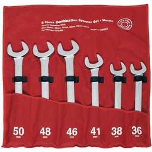 TTI 6 Piece Jumbo Metric Ring & Open End Spanner Set