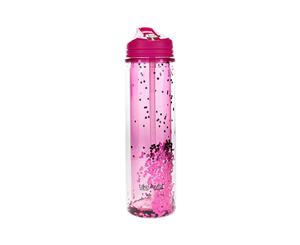 TakeAway Out Double Wall Glitter Water Bottle 450ml Pink