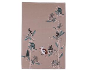 The Linen Press Organic Cotton Kookaburra & Banksia Tea Towel