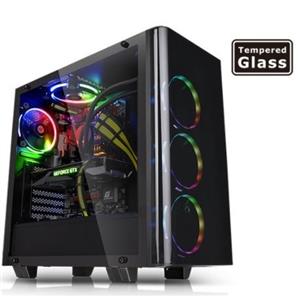 Thermaltake View 21 TG (CA-1I3-00M1WN-00) Both Side Tempered Glass Mid Tower Gaming Case without