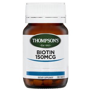 Thompson's Biotin 150mcg 100 Tablets