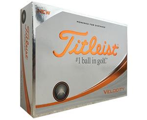 Titleist Velocity White Golf Balls 1 Dozen